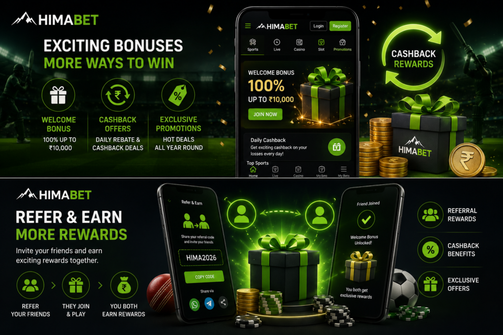 Himabet Bonuses and Promotions